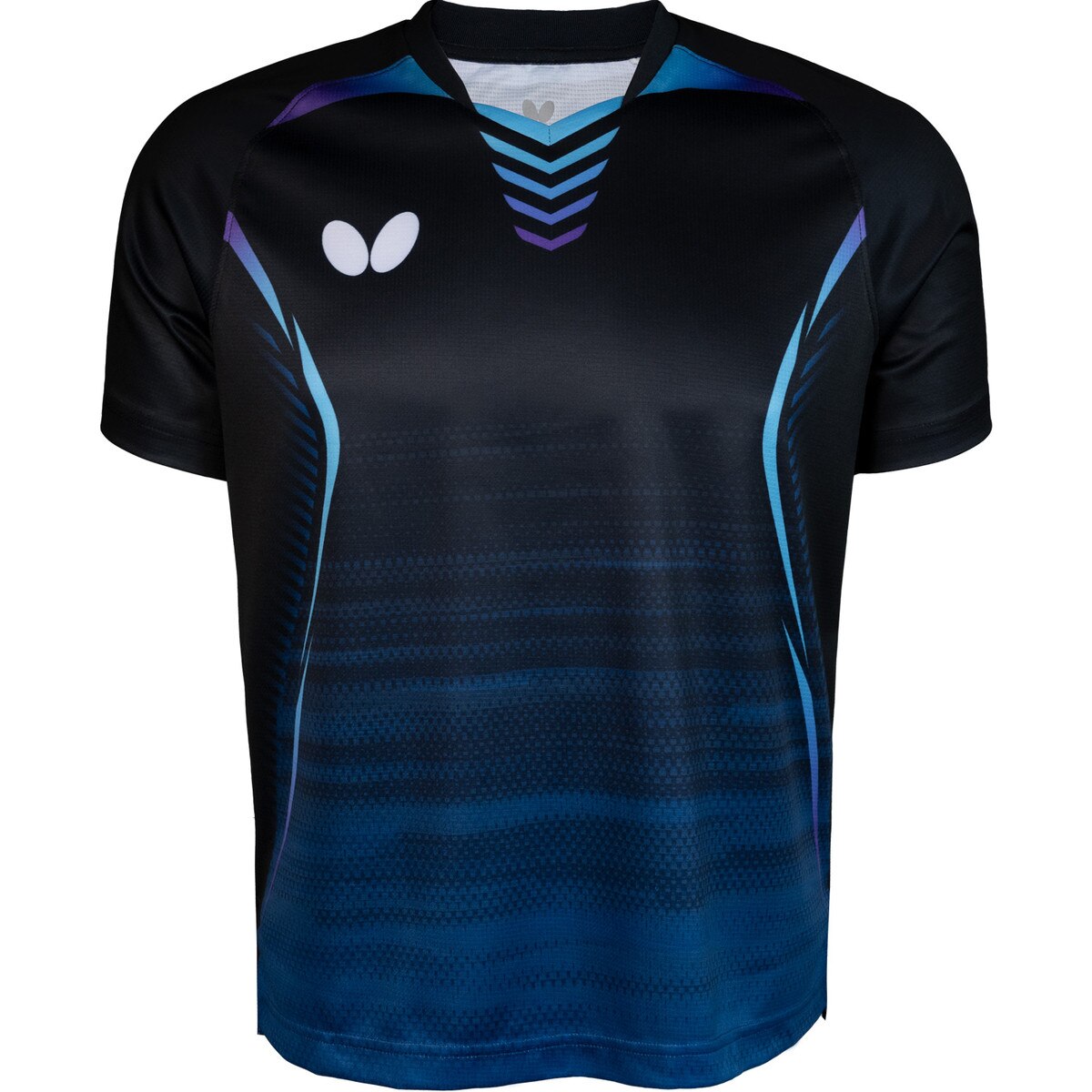 Butterfly Playce Shirt - Blue Front